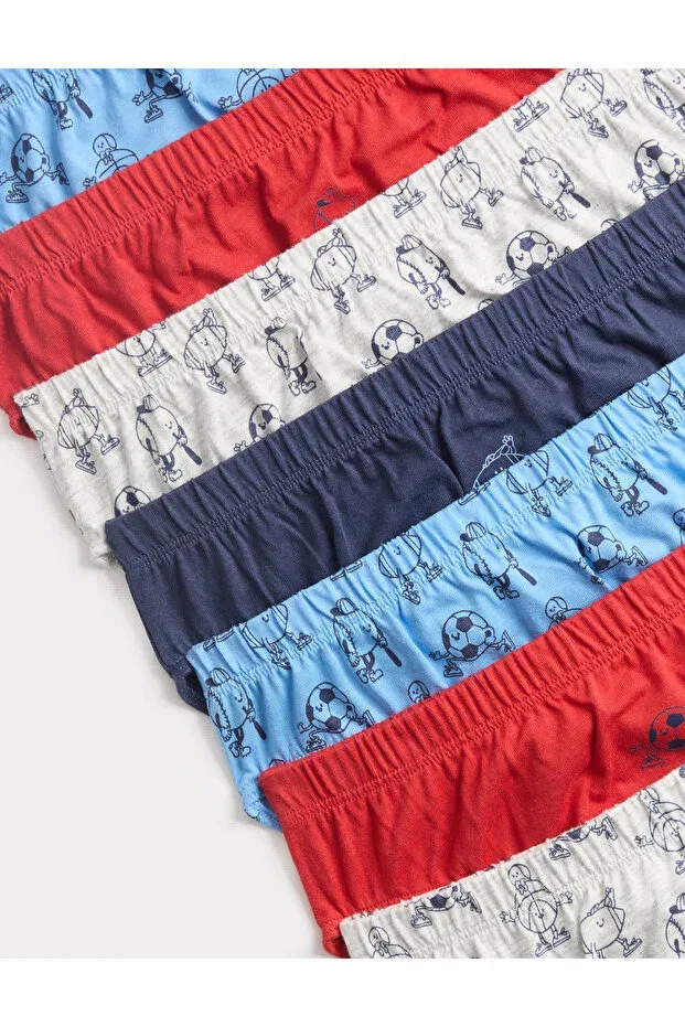 Детские трусы для девочек хлопковые набор 7 шт Slip Marks & Spencer, Multi Color — фото 2