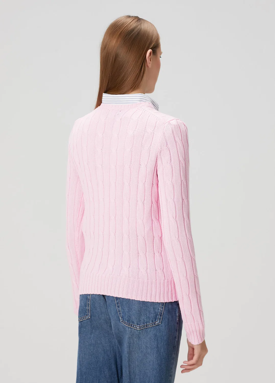 Трикотажный свитер Polo Ralph Lauren, Pink — фото 4