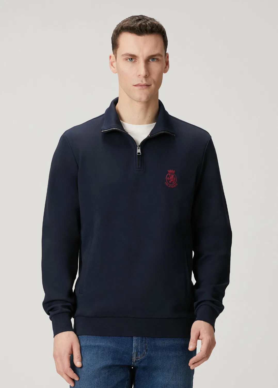 Свитшот Tommy Hilfiger, синий — фото 3