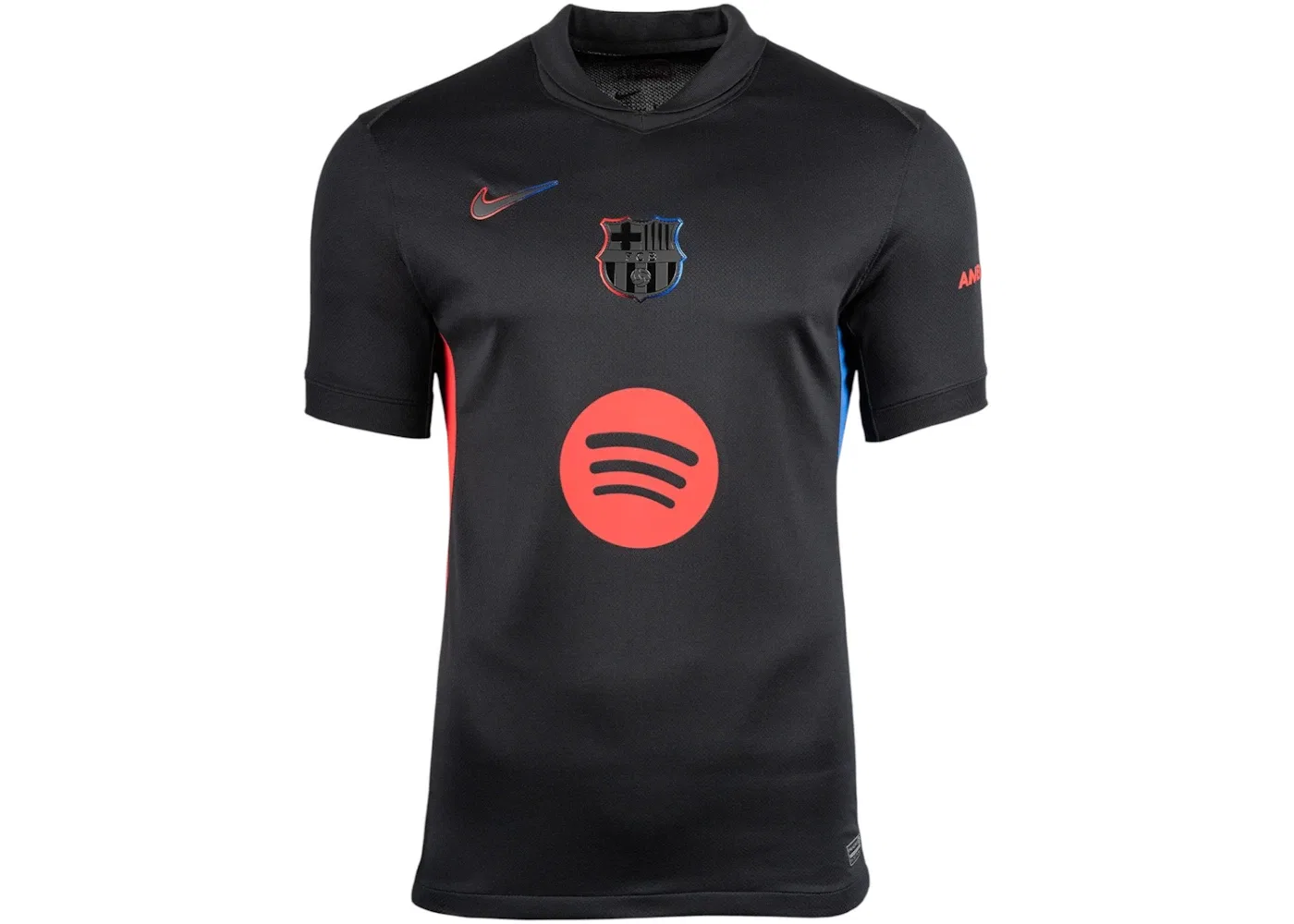 Детская футболка с длинным рукавом Nike Barcelona FC Away Stadium 2024/25 Junior Football Shirt, Black