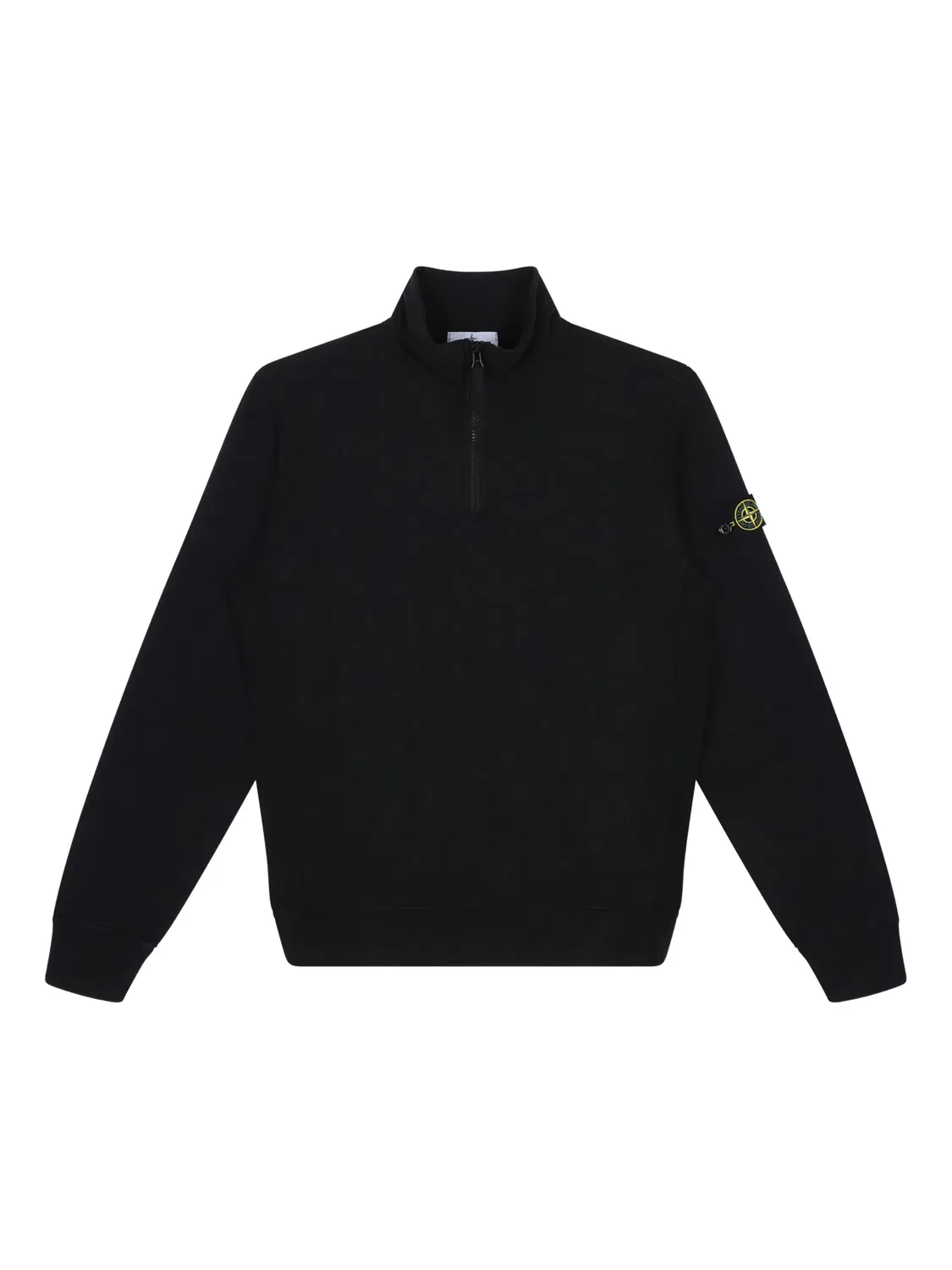 Толстовка с логотипом черного цвета Stone Island, черный