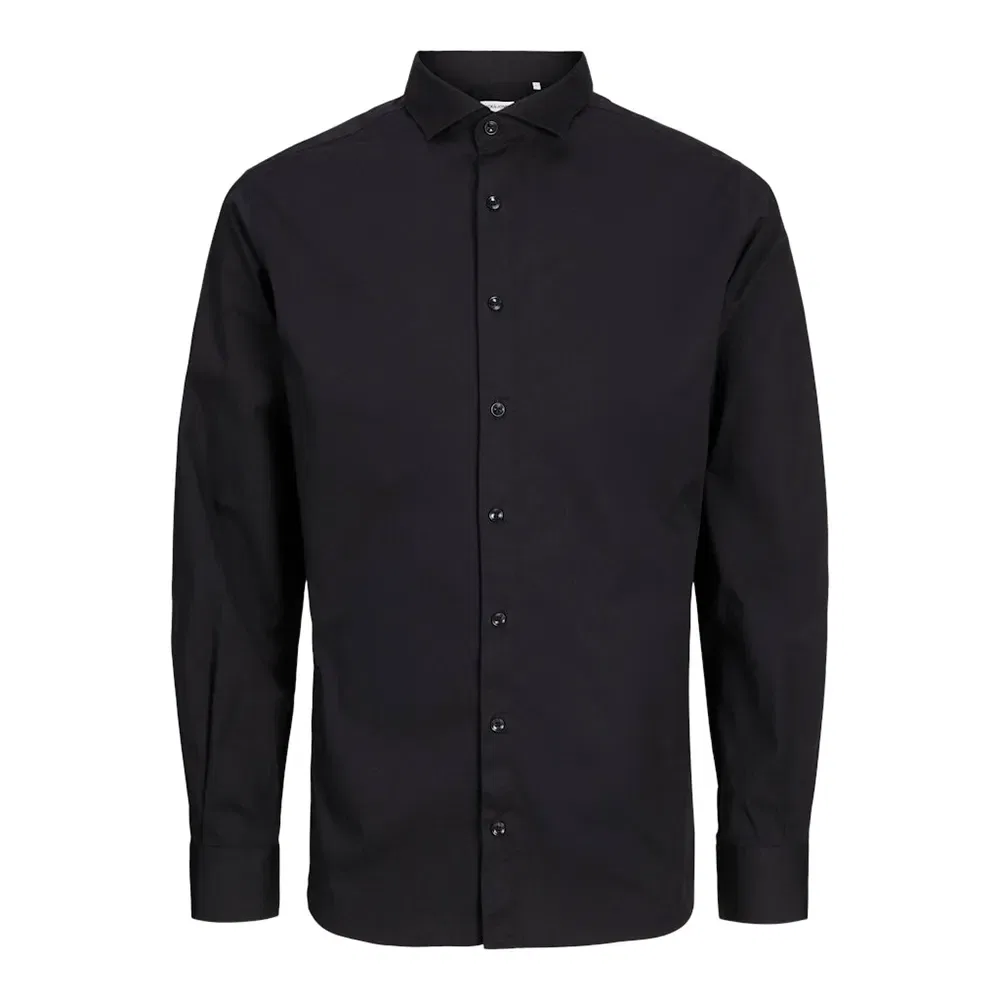 Рубашка с длинным рукавом Eaxel Stretch Jack & Jones, черный — фото 3