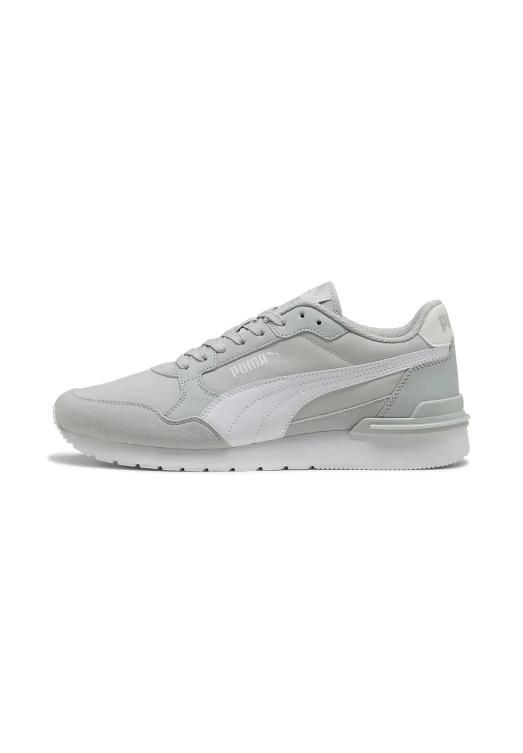 Детские кроссовки с легендарным дизайном PUMA St Runner V2 Nl PUMA, V4 Cool Light Gray White — фото 3