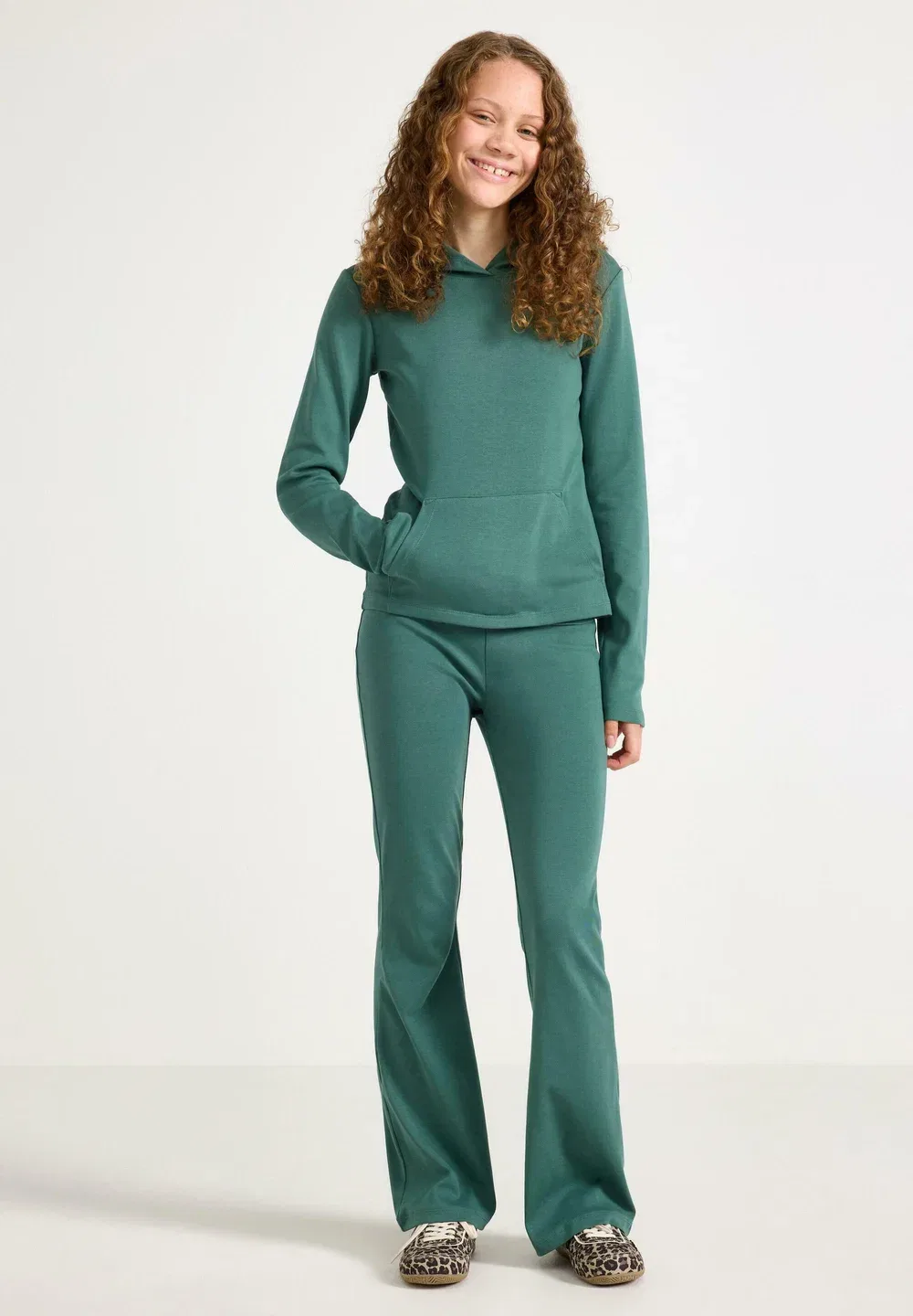 Брюки для йоги - леггинсы - брюки Lindex, Dark Dusty Green