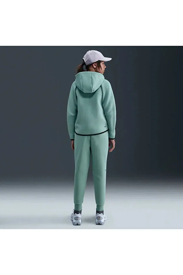 Детские спортивные джоггеры для девочек из флиса Nike, Green — фото 4