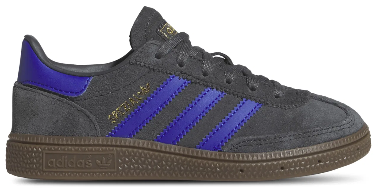 Кроссовки для мальчиков Handball Spezial Adidas, цвет Gum/Carbon/Lucid Blue
