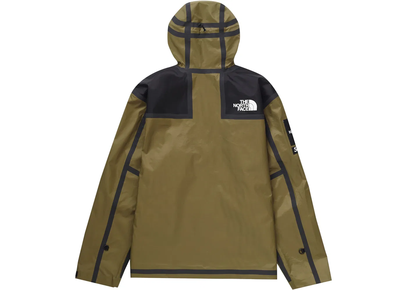 Мужская куртка с водоотталкивающим материалом Supreme The North Face Summit Series Outer Tape Seam Shell Jacket, Olive — фото 3