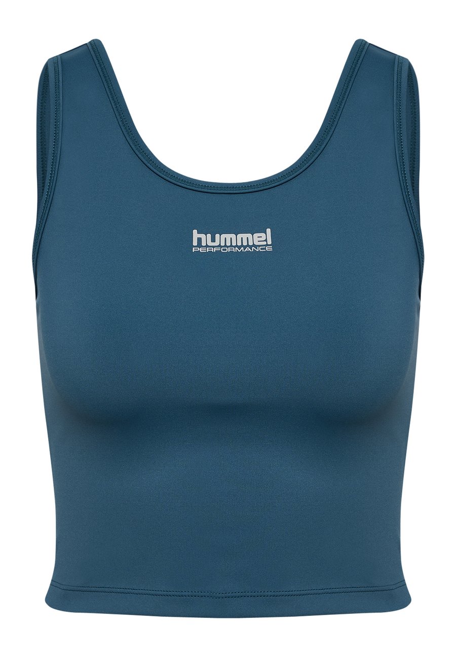 

Бюстгальтер Hummel Medium support sports bra, Stargazer/Dark Green