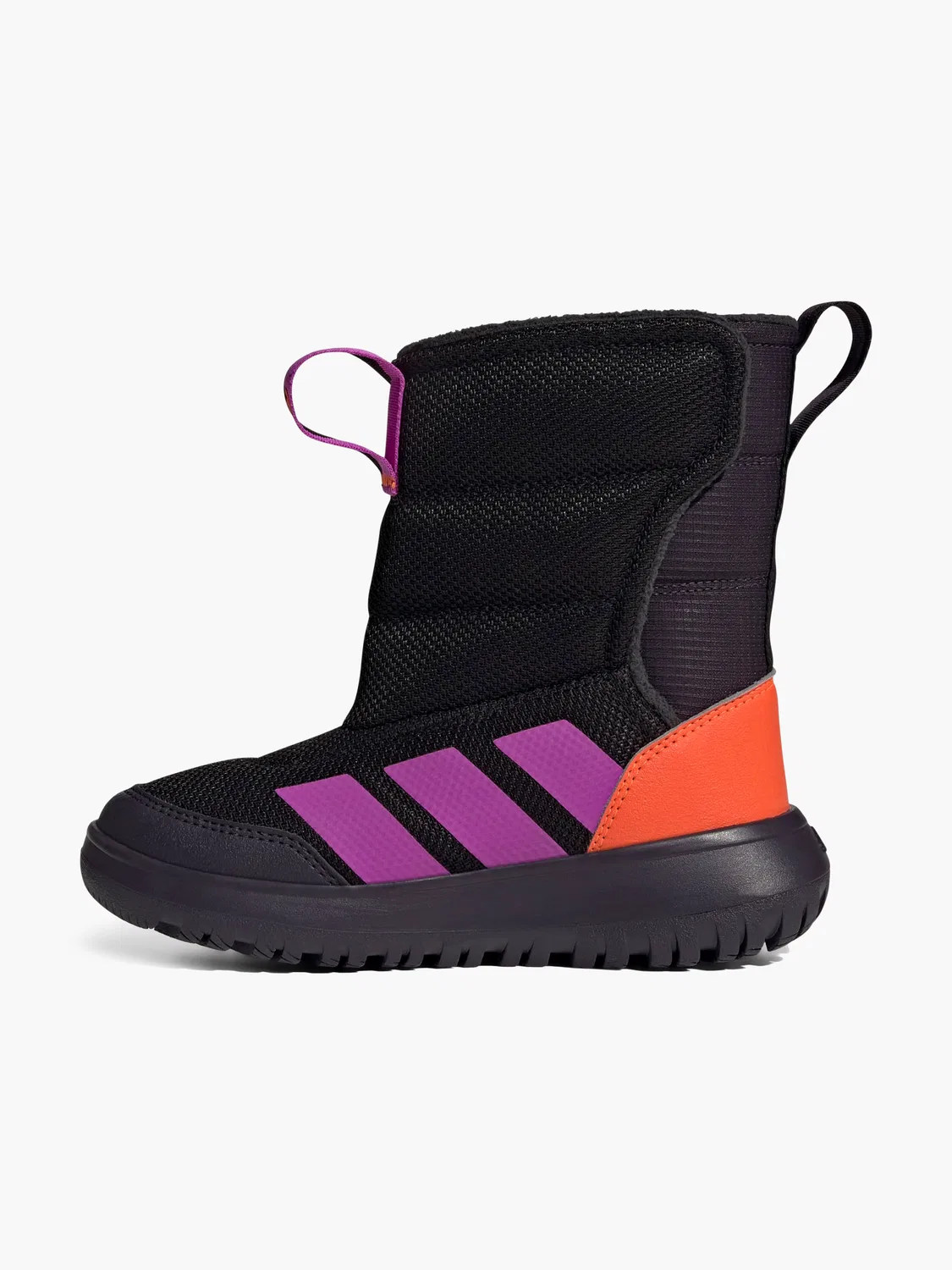 Детские зимние ботинки с мембраной Adidas, черный — фото 3