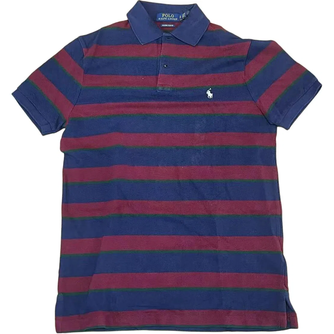 Мужское поло с воротником и умеренным прямым кроем Multicolor Polo Ralph Lauren