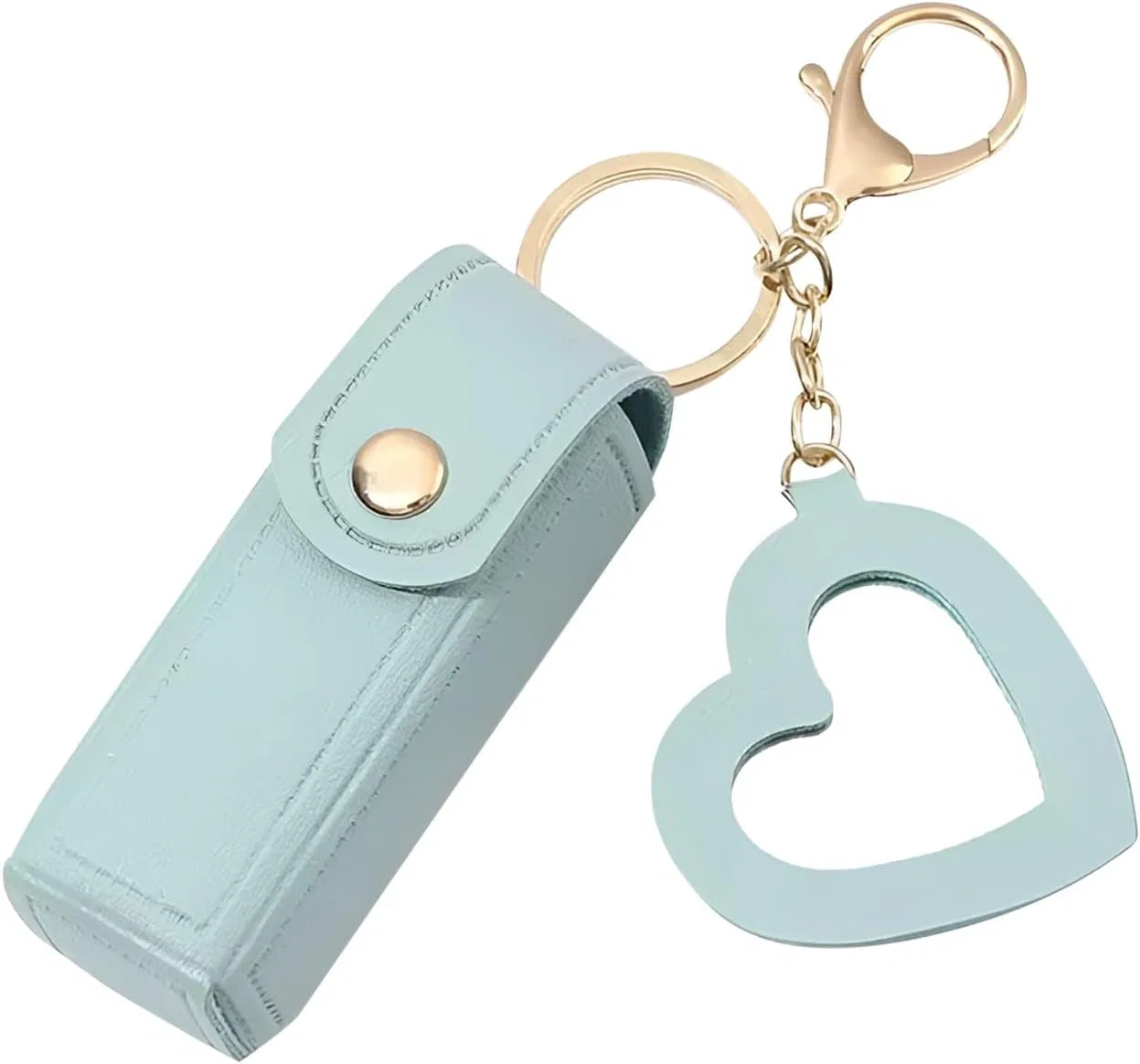 Мини-чехол для помады из PU кожи, Lightblue Générique