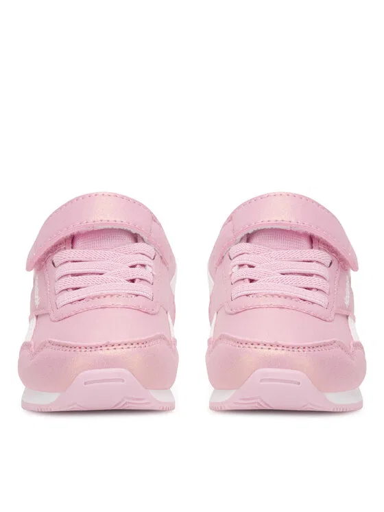 Кроссовки Reebok для девочек, с металлической отделкой, розовые — фото 3