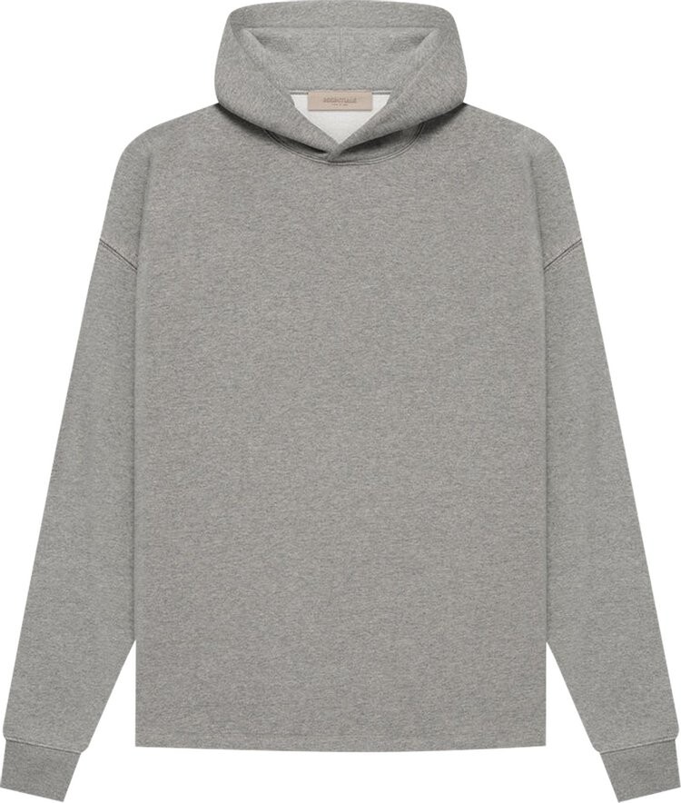 Худи Fear of God Essentials Relaxed Hoodie 'Dark Oatmeal', серый — фото 2