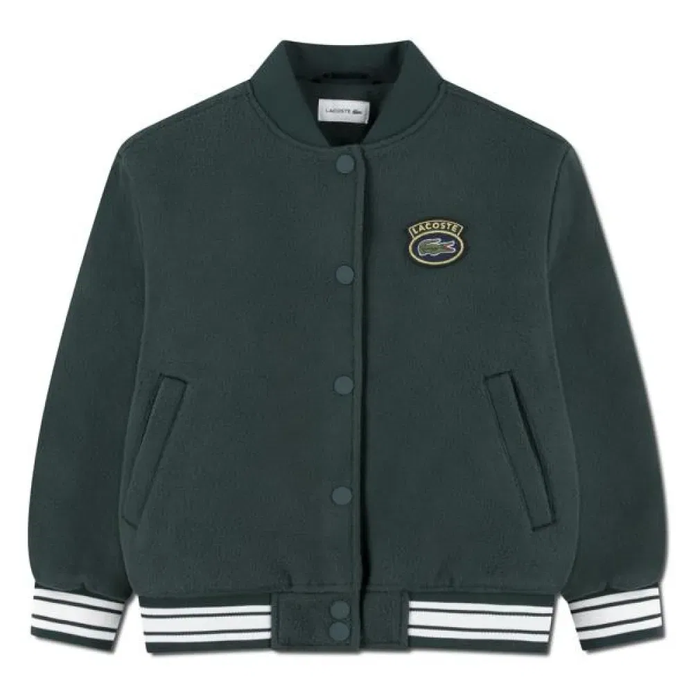 Куртка Varsity Lacoste Kids, зеленый
