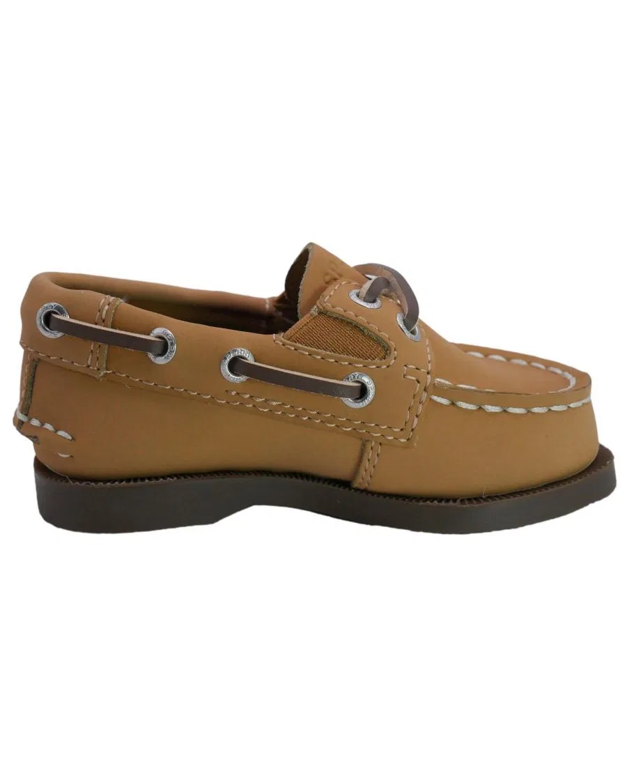 Ботинки-лодочки из натуральной кожи, с эластичной вставкой Sperry, Sahara Leather — фото 2