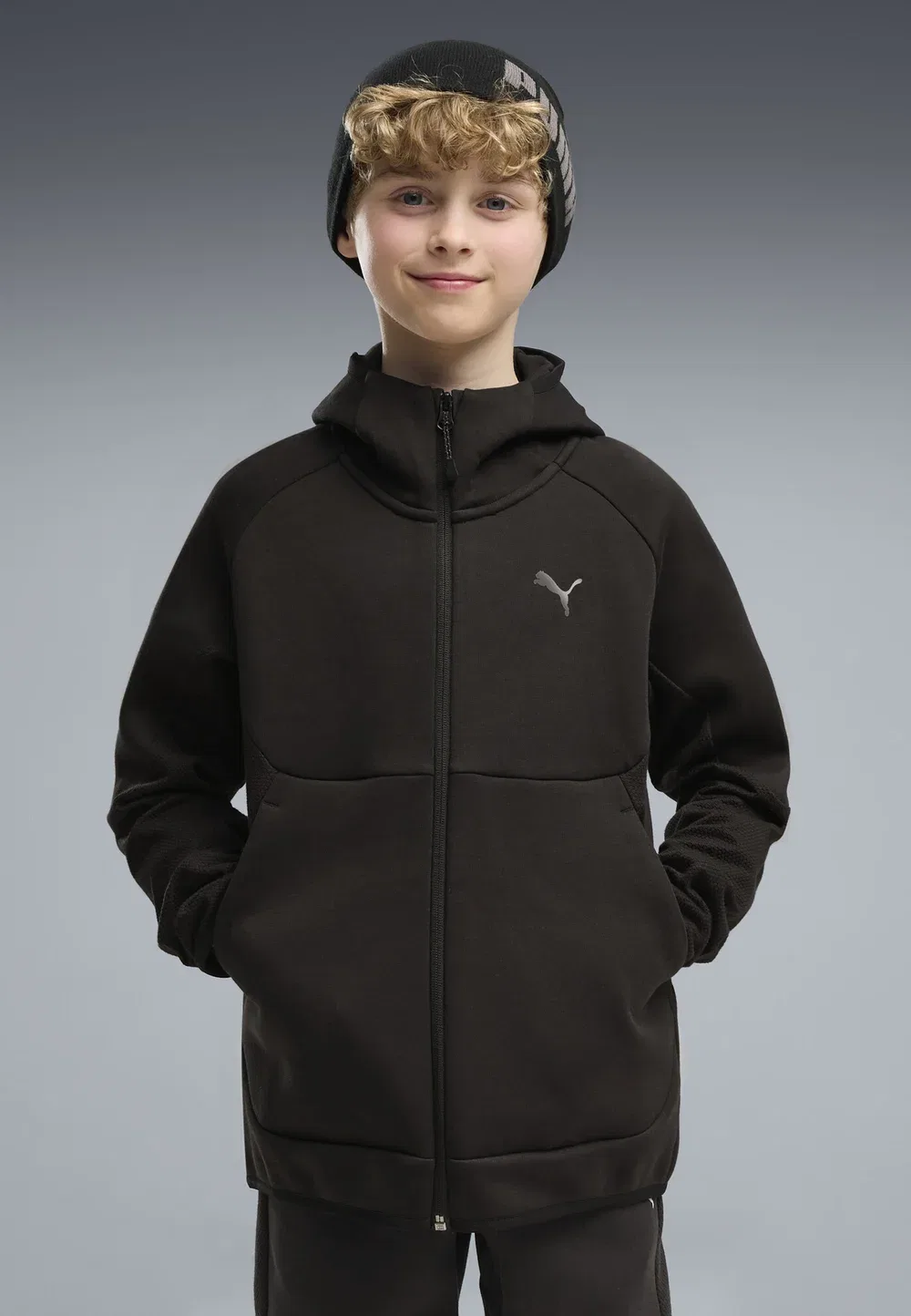Технологичная толстовка на молнии Puma, Black — фото 2