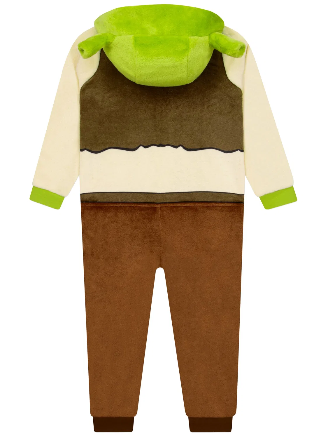 Комбинезон-пижама с капюшоном и ушками, Shrek Character, зеленый — фото 3