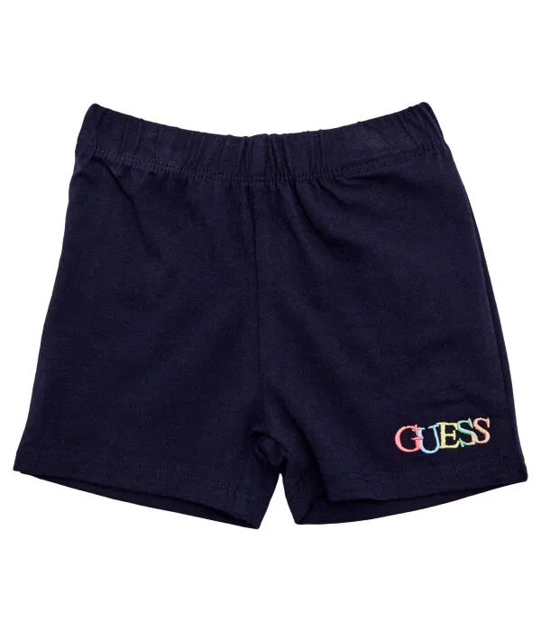 Детский комплект для мальчиков из хлопка с эластаном Guess, Blu Marino — фото 4