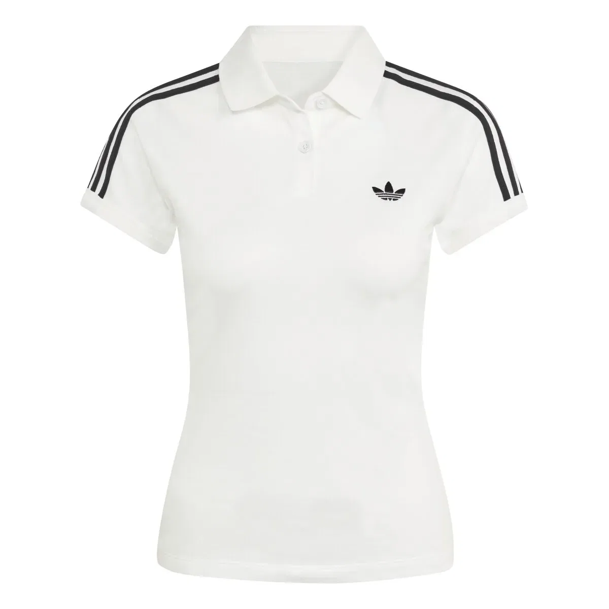 Женское поло из коллекции Adicolor Sport adidas, Цвет Blanco — фото 2