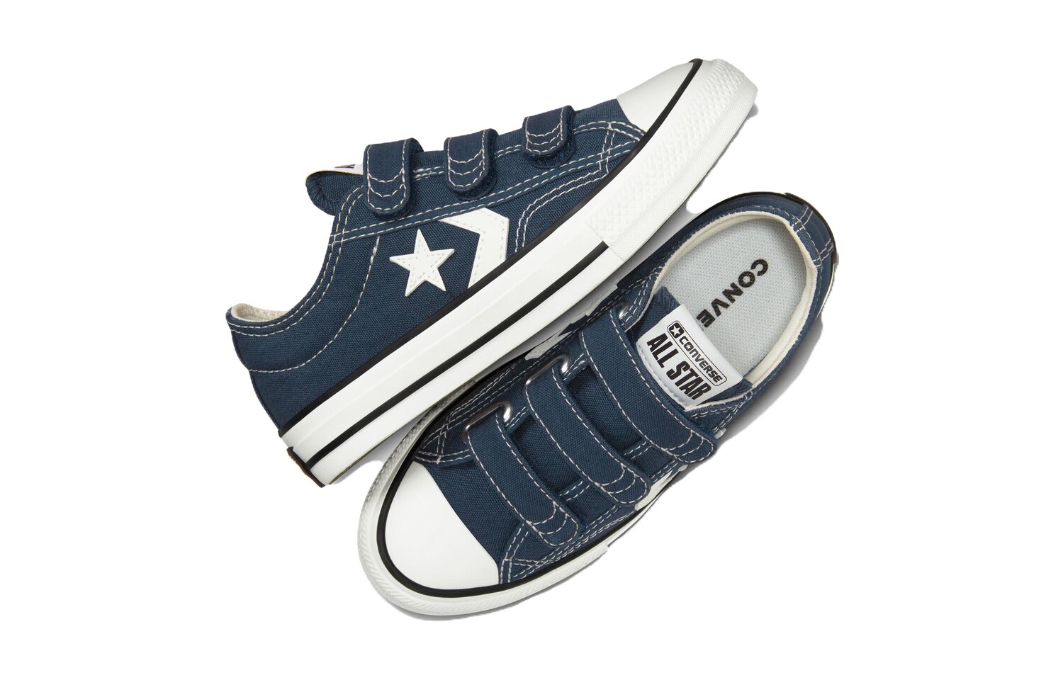 Converse Star Player Kids Парусиновая обувь для детей, Navy — фото 4