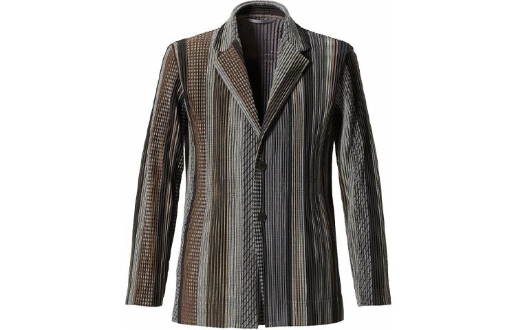 

Коричневый пиджак мужской Homme Plissé Issey Miyake