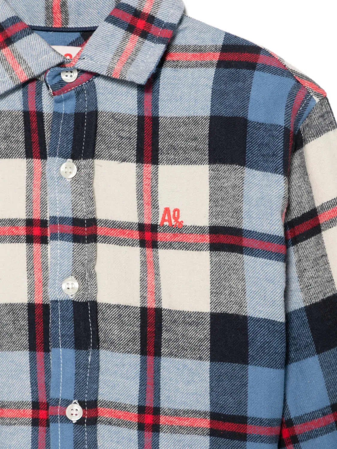 Рубашка Millow синяя в клетку American Outfitters, синий — фото 2