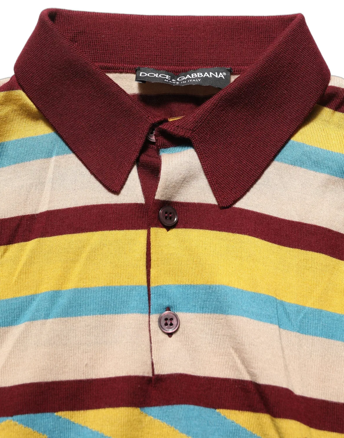Мужской пуловер с геометрическим принтом Pullover sweater Dolce & Gabbana, Multicolor