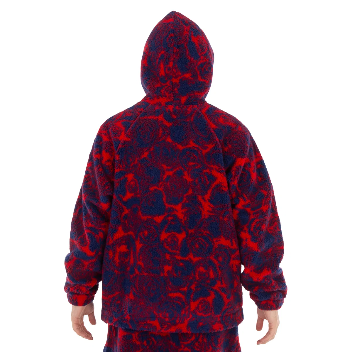 Худи с принтом Abstract Rose Print Fleece Burberry, Pillar Ip Pattern — фото 3