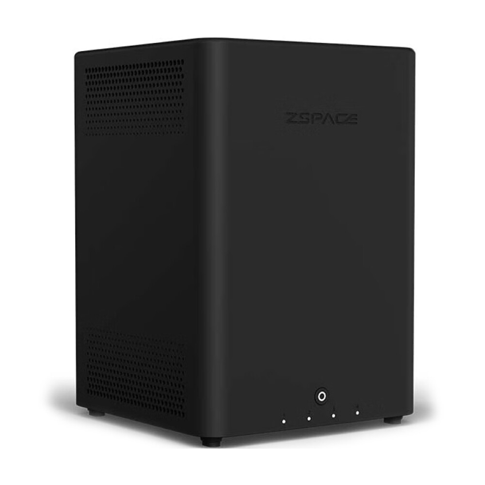 

Сетевое хранилище ZSpace Q4, 8 ГБ, 2 SATA + U.2 + 2 M.2, 8 ТБ (2 х 4 ТБ), чёрный