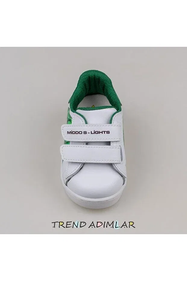 Детские кроссовки для девочек со светом Trend Adımlar, White — фото 4