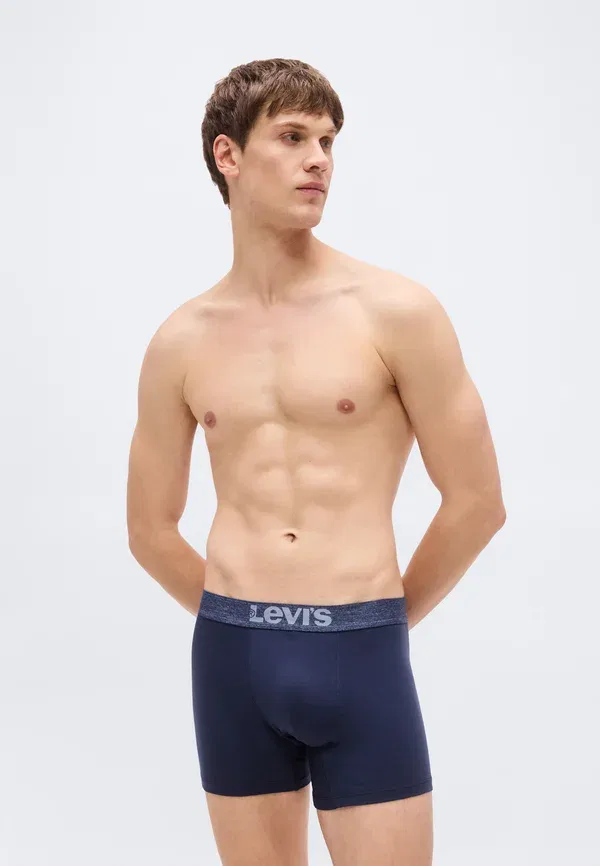 Мужские трусы, комплект из 6 штук - боксеры Levi'S, черный/серый — фото 4