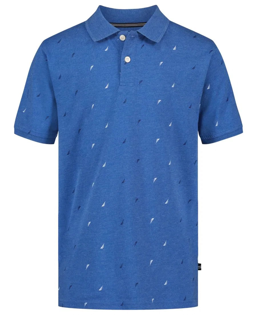 Футболка-поло с коротким рукавом Nautica, Galaxy Blue