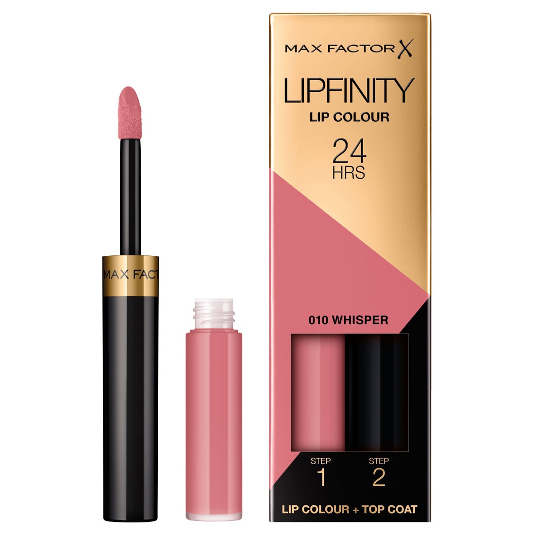 

Двухфазная стойкая помада Max Factor Lipfinity Lip Colour 24H, 010 Whisper