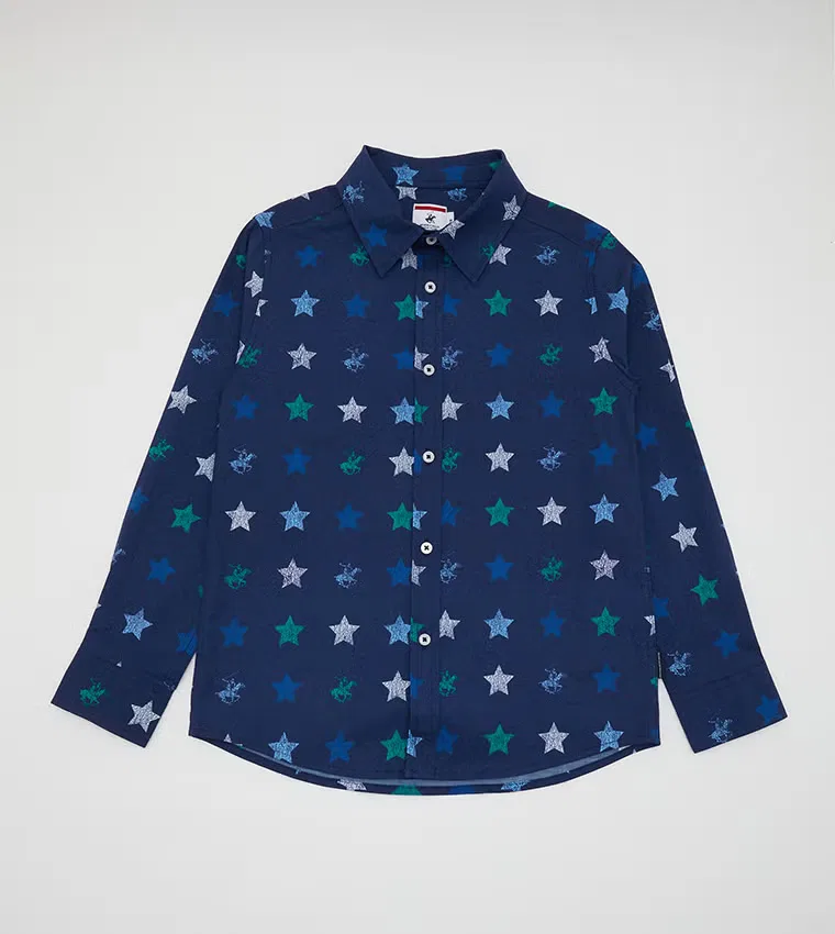Рубашка детская для девочки Beverly Hills Polo Club, темно-синий
