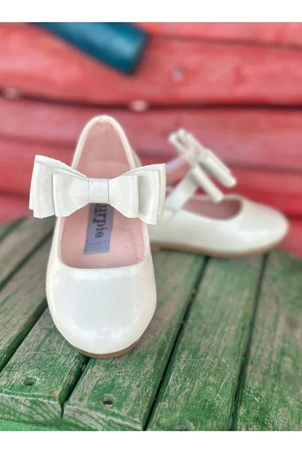 Детские балетки для девочек с бантом Surpie Shoes, Sedef