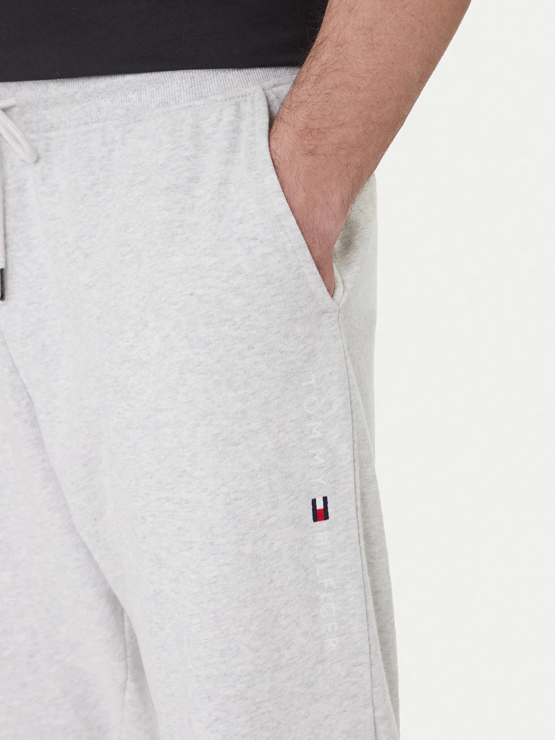 Мужские спортивные штаны стандартного кроя Tommy Hilfiger, серый — фото 4
