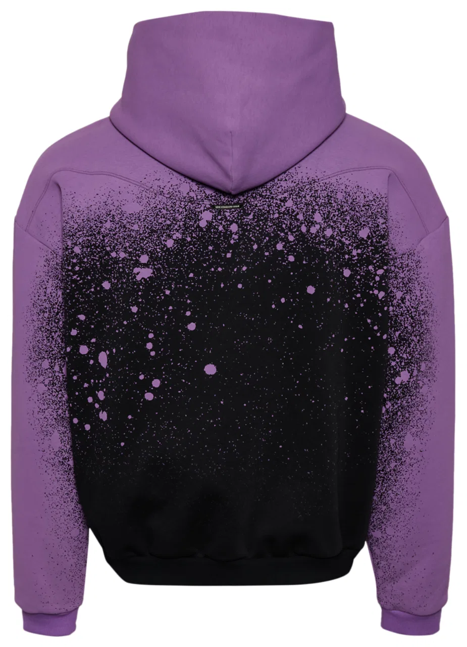 Мужская толстовка Hours TF Standard Issue Pullover Nike, цвет Black/Bright Violet/Pale Ivory — фото 2