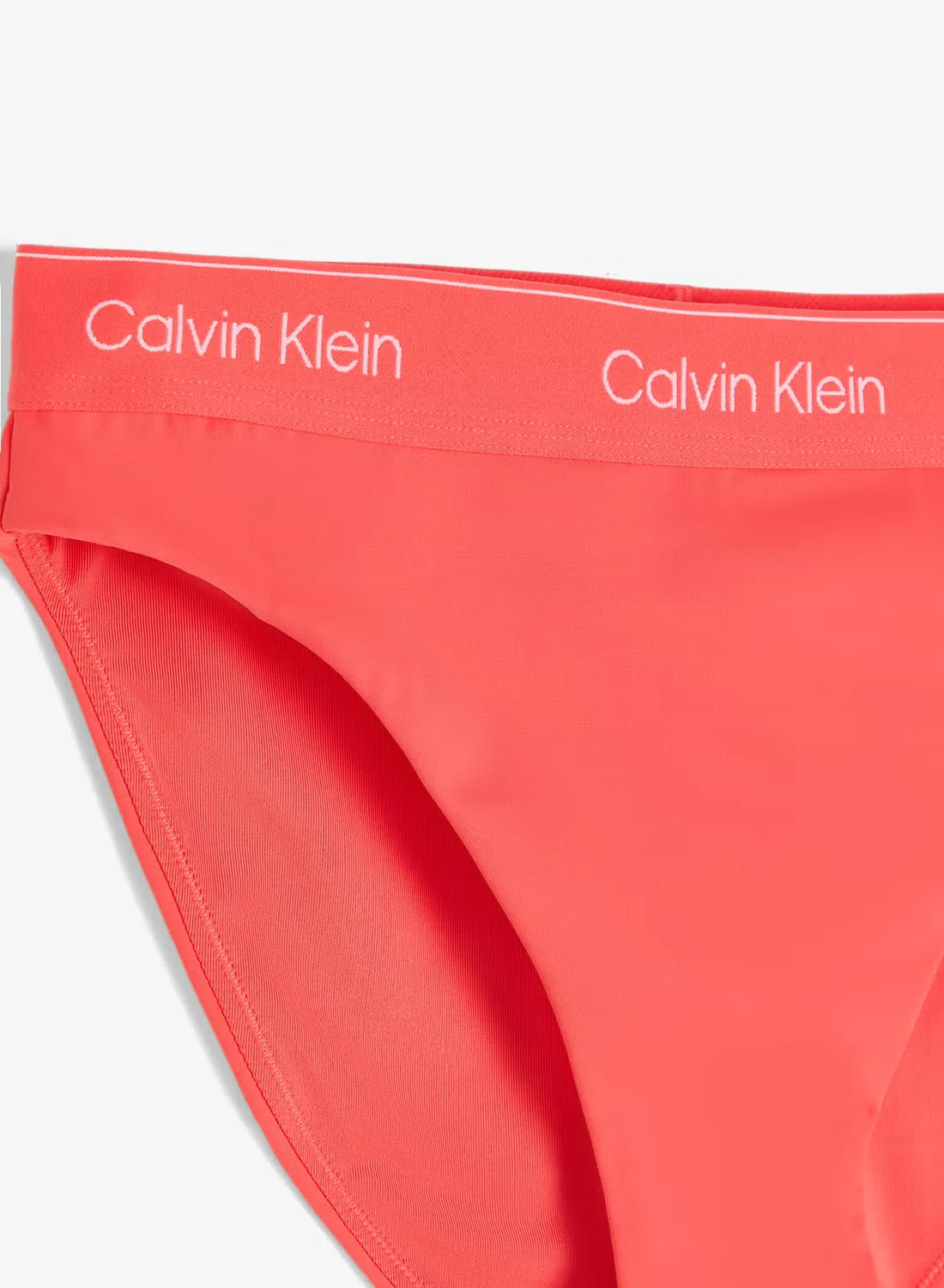 Calvin Klein Плавки бикини с логотипом на поясе, розовый — фото 3