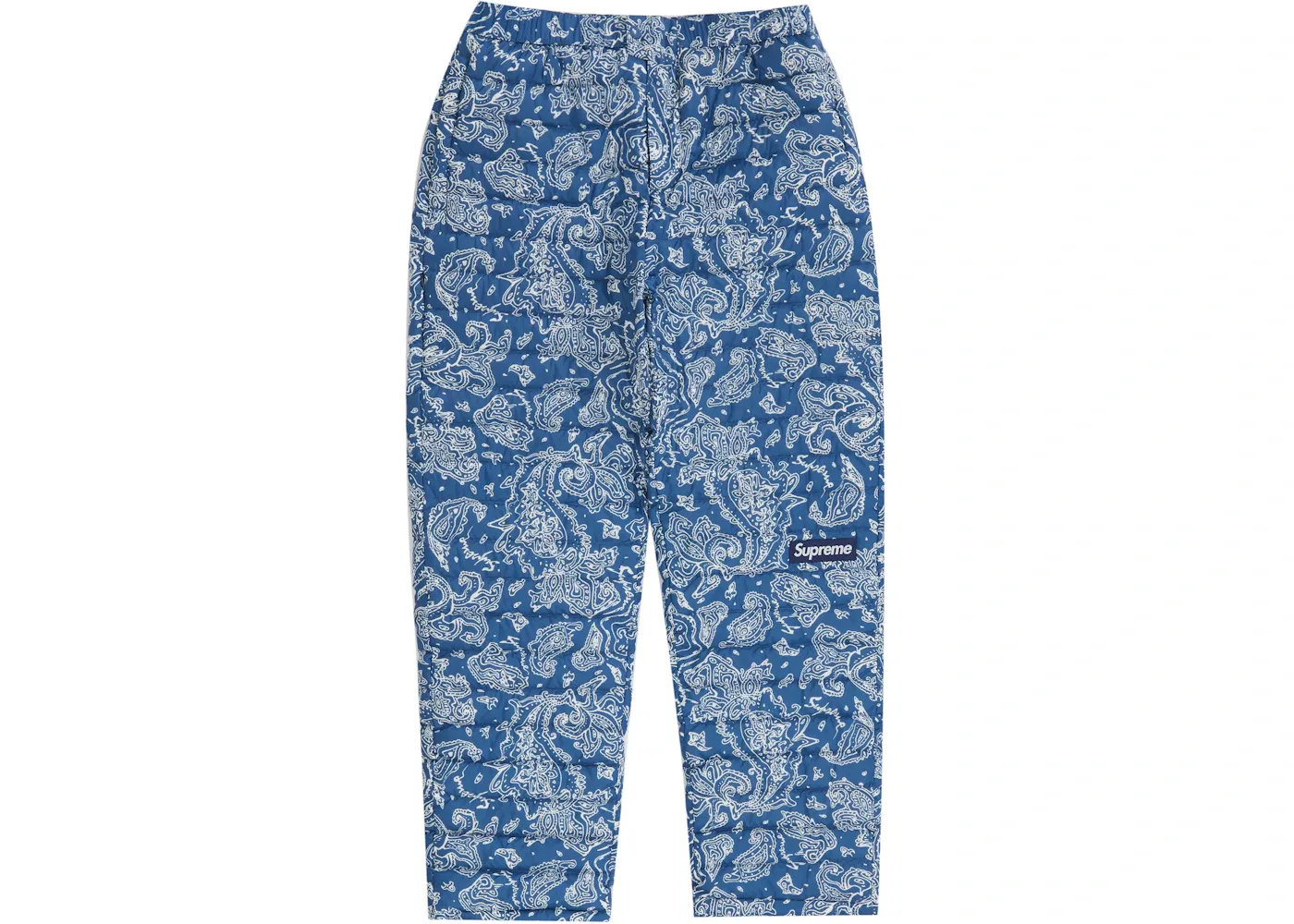 Мужские штаны с принтом Pant (FW22) Supreme, Blue Paisley
