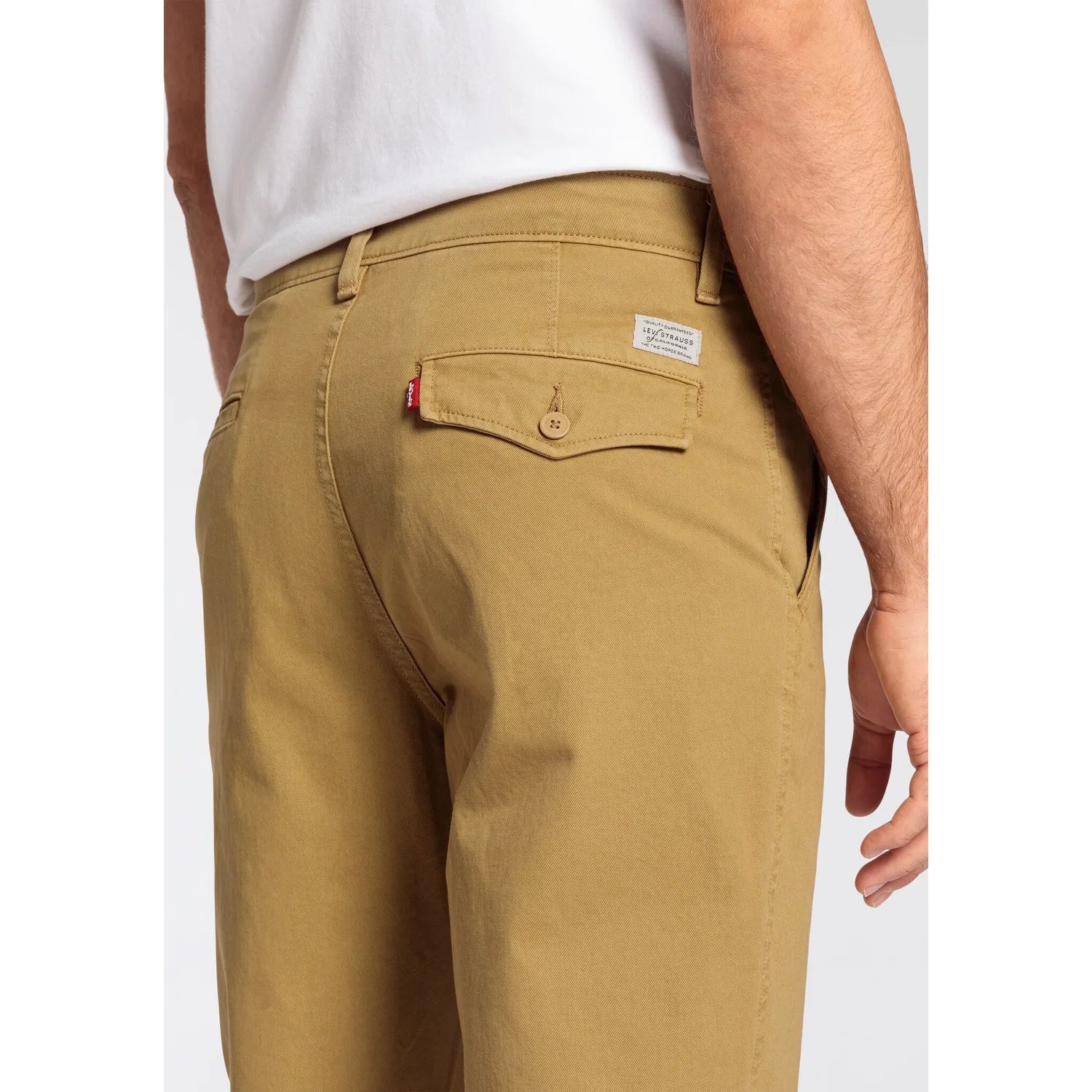 Мужские чиносы прямого кроя Levi's, British Khaki — фото 4
