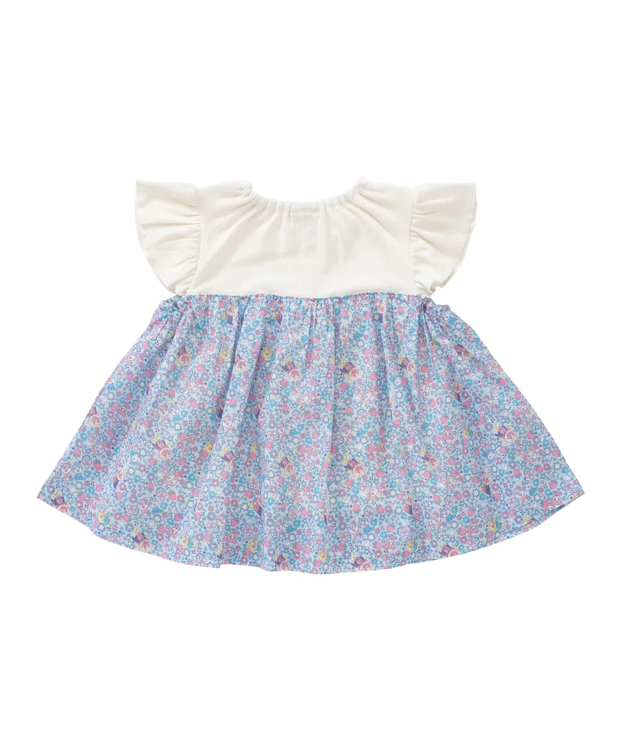Детская туника без рукавов с принтом Anpanman, модель Ribbon Flare ANPANMAN KIDS COLLECTION, Sax Blue — фото 4