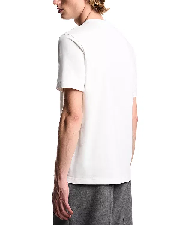 Мужская футболка с принтом Icon Graphic Logo T-Shirt Emporio Armani, кремовый — фото 3