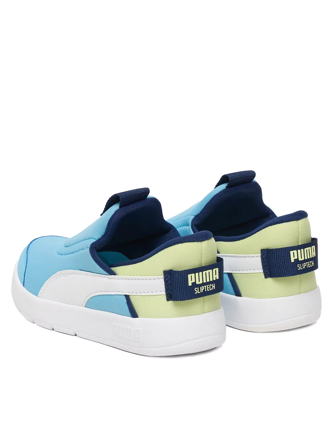 Кроссовки для мальчика Courtflex SLIPTECH Puma, синий — фото 3
