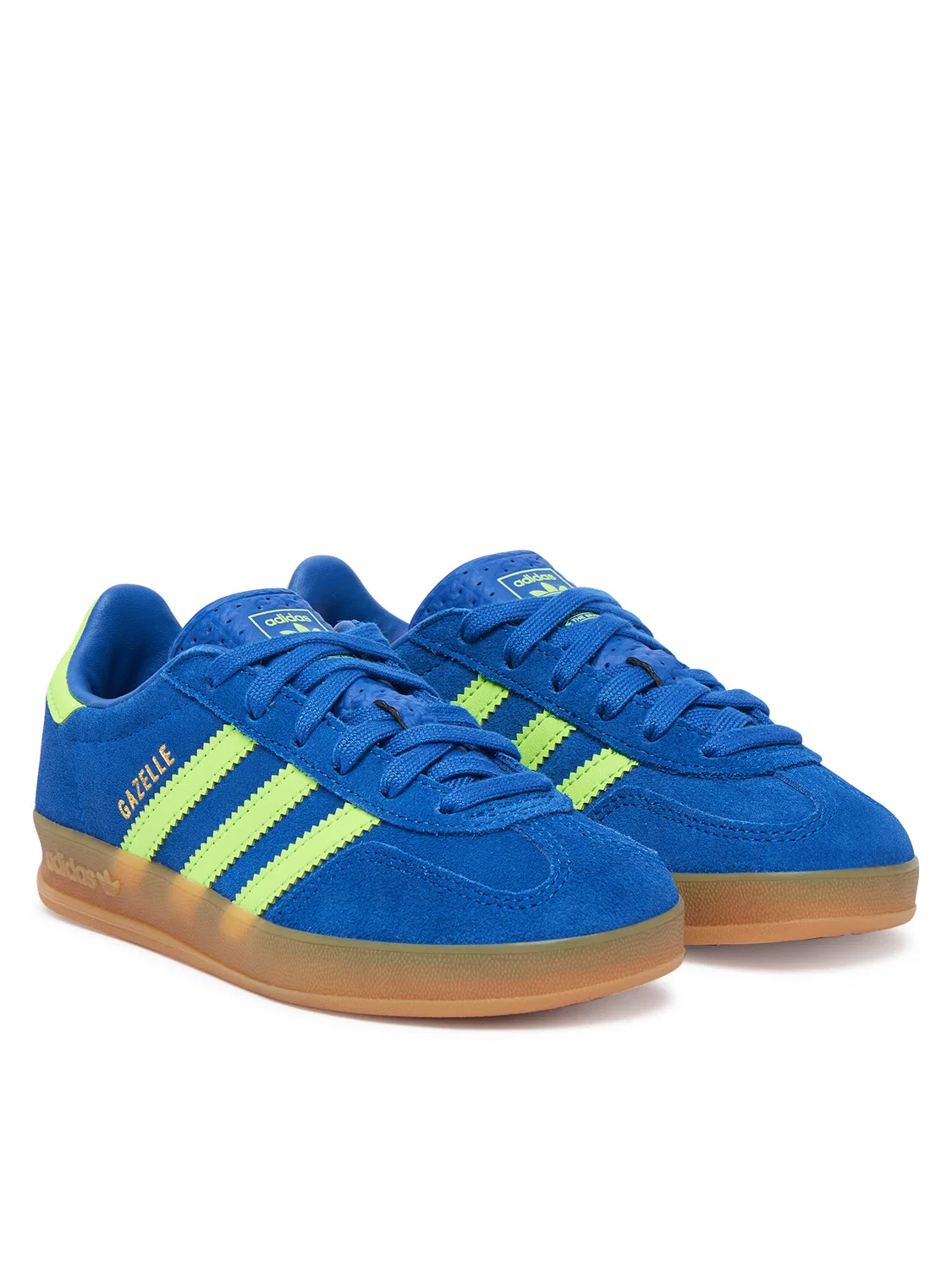Кроссовки для мальчика Gazelle Indoor Adidas, синий — фото 2