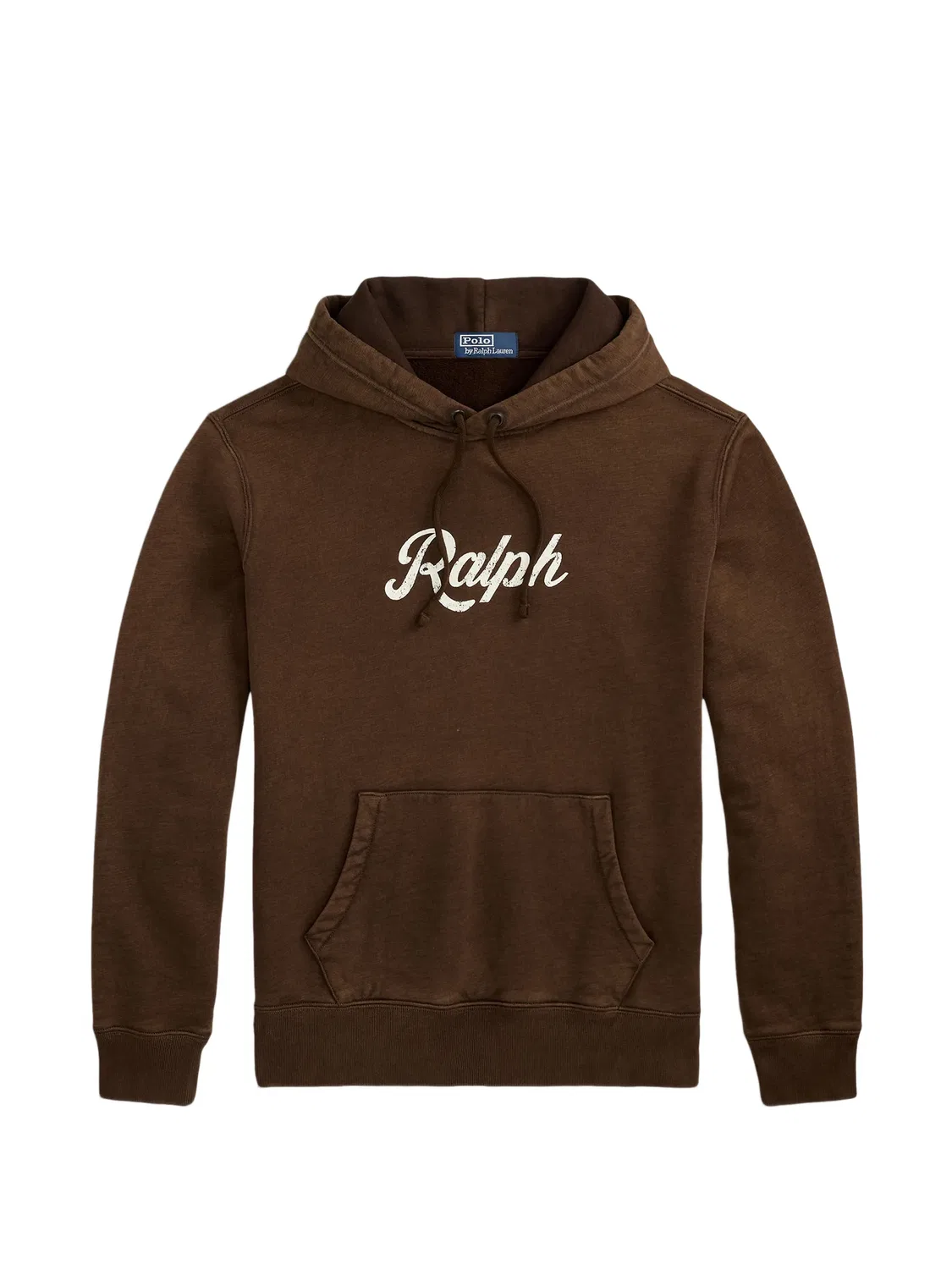 Худи с логотипом коричневое Polo Ralph Lauren, коричневый