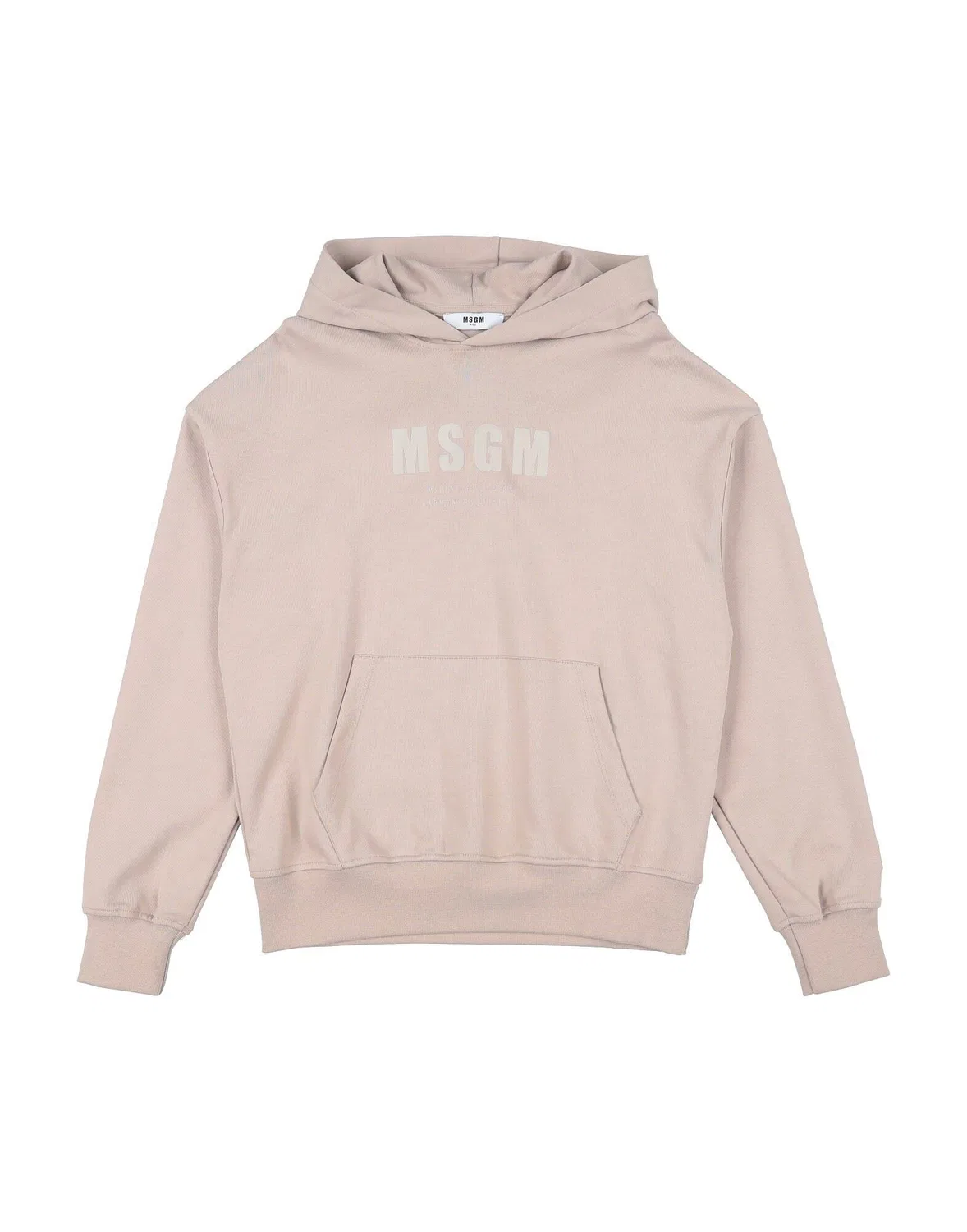 Худи с принтом Msgm, бежевый