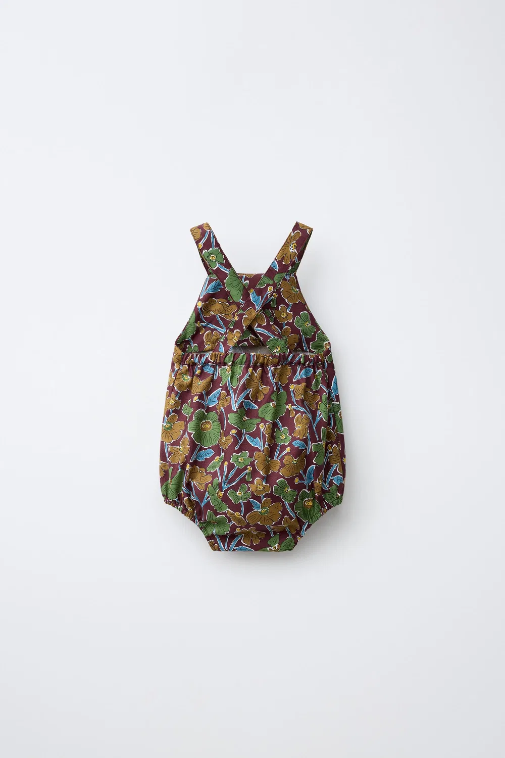 Комбинезон с цветочным принтом, изготовленный из ткани Liberty. ZARA, Multicoloured — фото 2