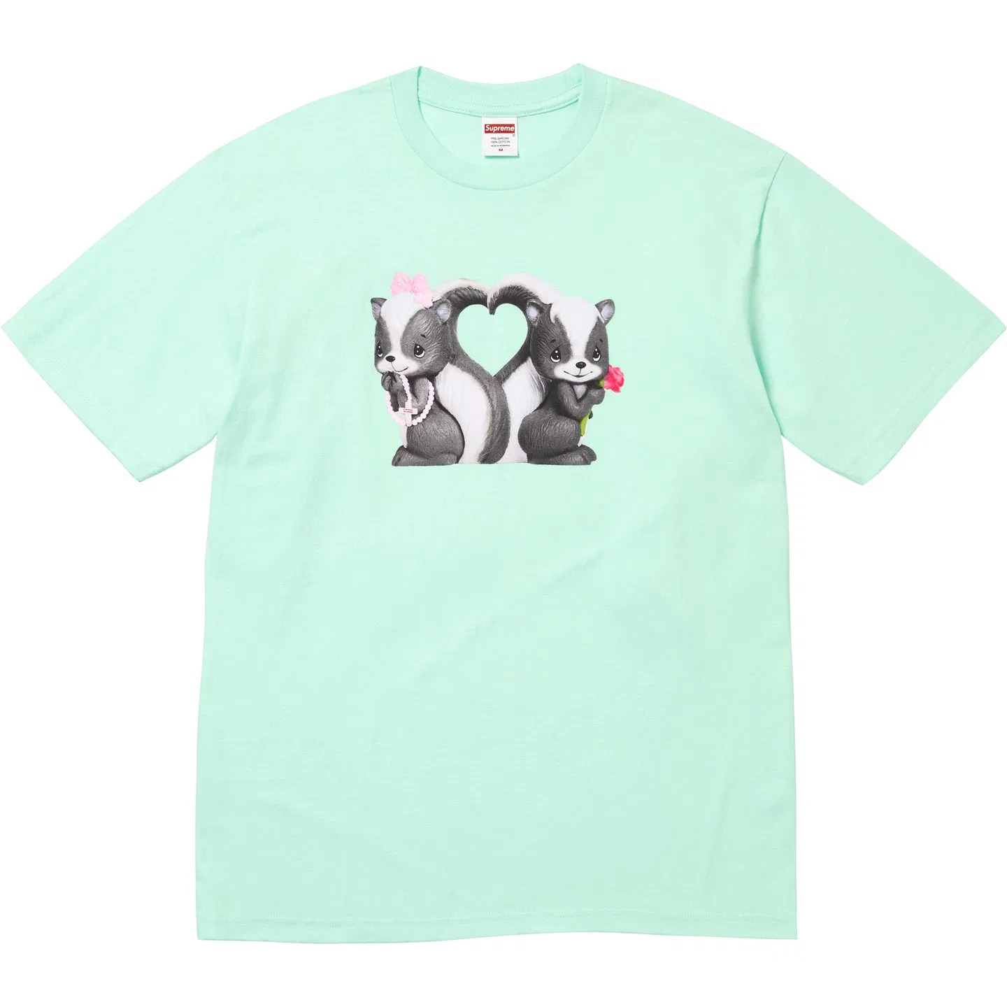 Футболка с круглым вырезом Supreme SS26, Цвет Mint/Mint
