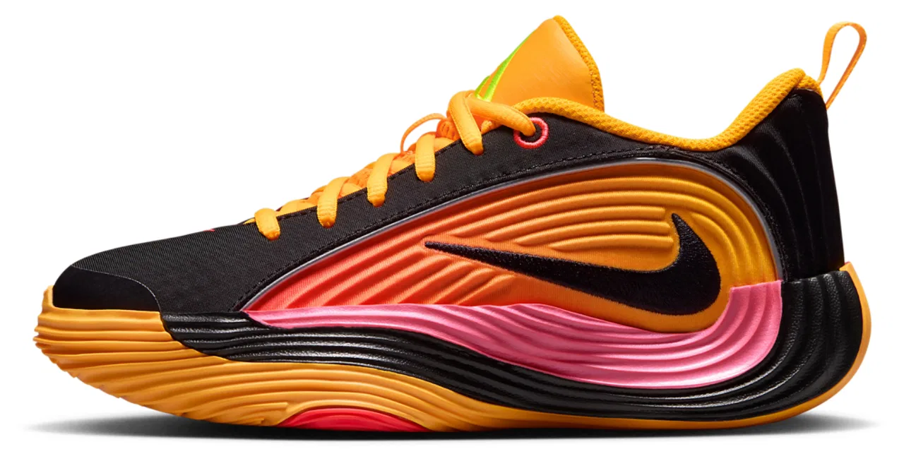 Детские кроссовки для мальчиков Giannis Immortality 5 Nike, Laser Crimson Metallic Silver Laser Orange — фото 2