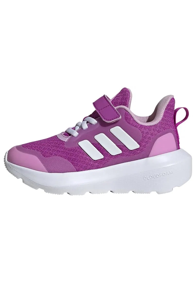Детские кроссовки для мальчиков с шнурками Fortarun 3.0 Adidas, Purple Burst Cloud White Bliss Lilac